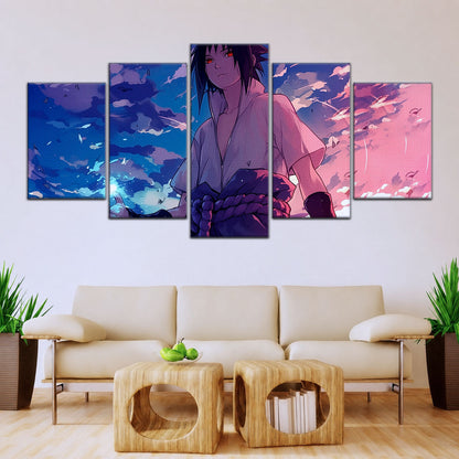 Naruto Canvas Wall Art - NA5059 - Sasuke Uchiha Sharingan & Chidori