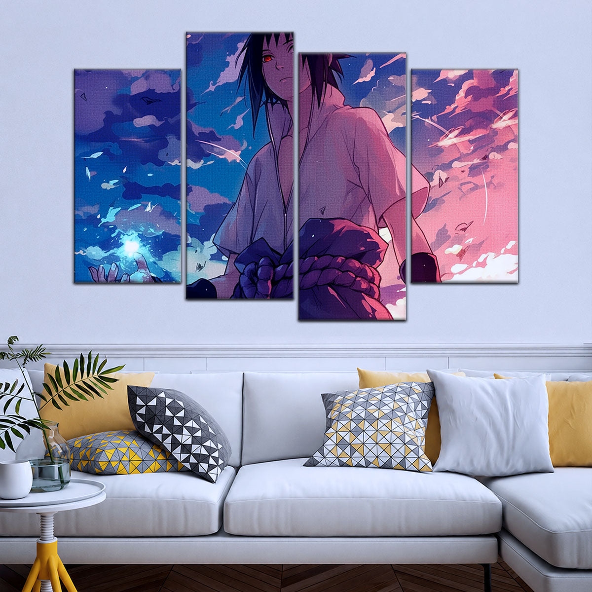 Naruto Canvas Wall Art - NA5059 - Sasuke Uchiha Sharingan & Chidori