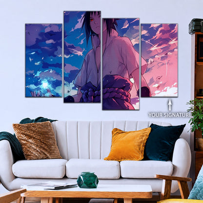 Naruto Canvas Wall Art - NA5059 - Sasuke Uchiha Sharingan & Chidori