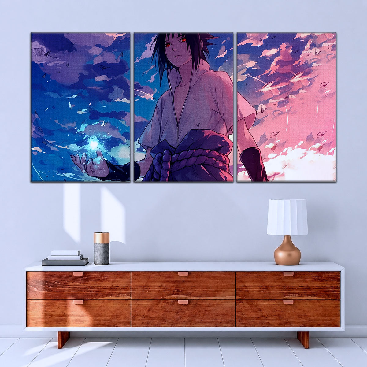 Naruto Canvas Wall Art - NA5059 - Sasuke Uchiha Sharingan & Chidori