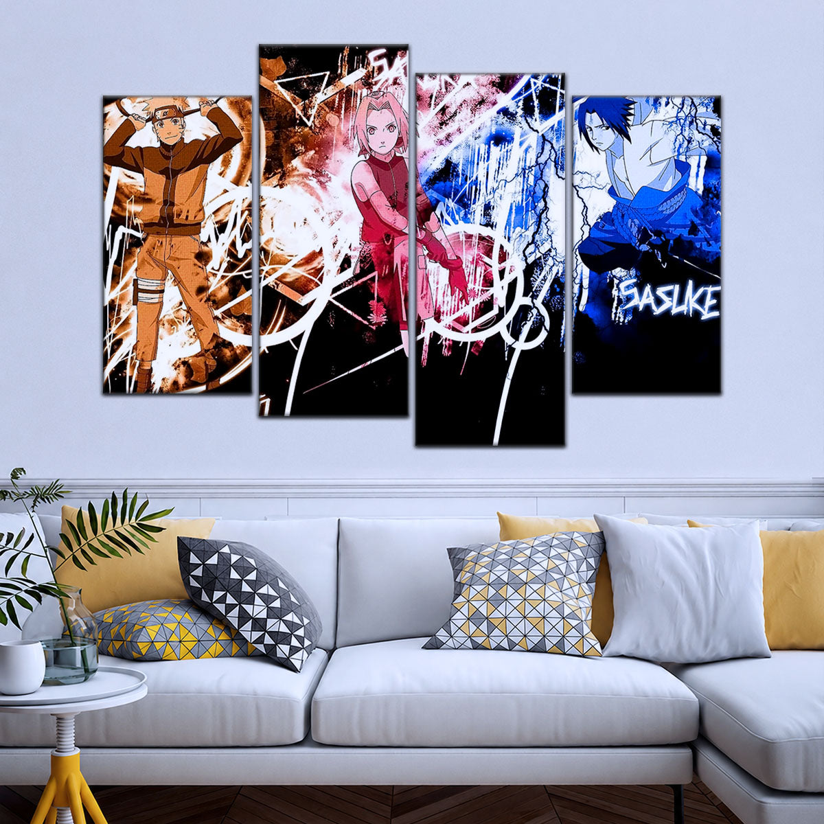 Naruto Canvas Wall Art - NA5060 - Uzumaki Naruto - Uchiha Sasuke - Sakura Haruno