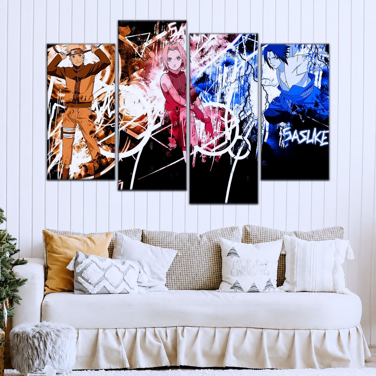 Naruto Canvas Wall Art - NA5060 - Uzumaki Naruto - Uchiha Sasuke - Sakura Haruno