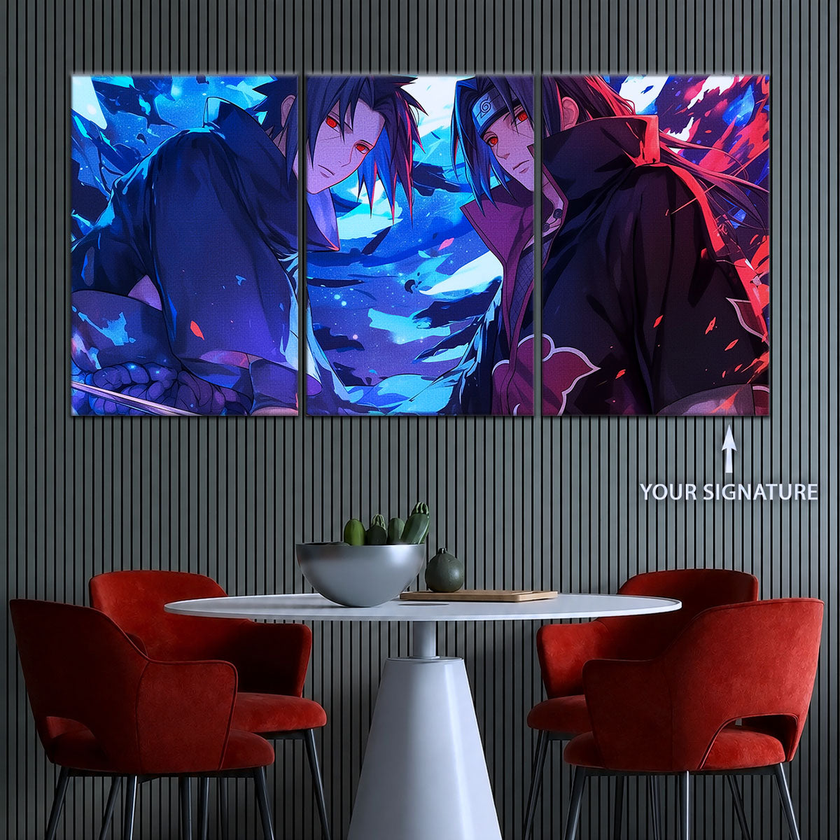 Naruto Canvas Wall Art - NA5061 - Itachi Uchiha - Sasuke Uchiha