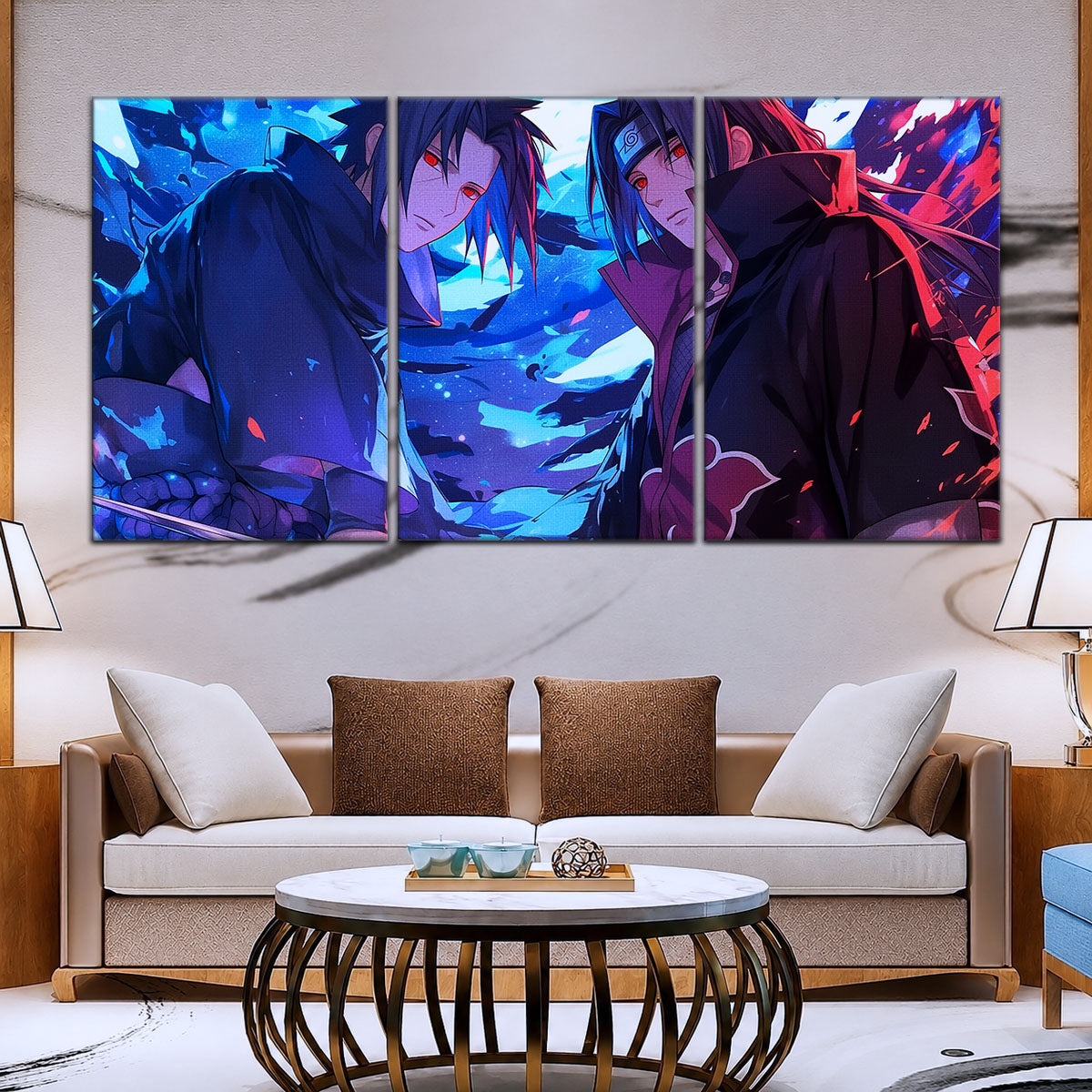Naruto Canvas Wall Art - NA5061 - Itachi Uchiha - Sasuke Uchiha