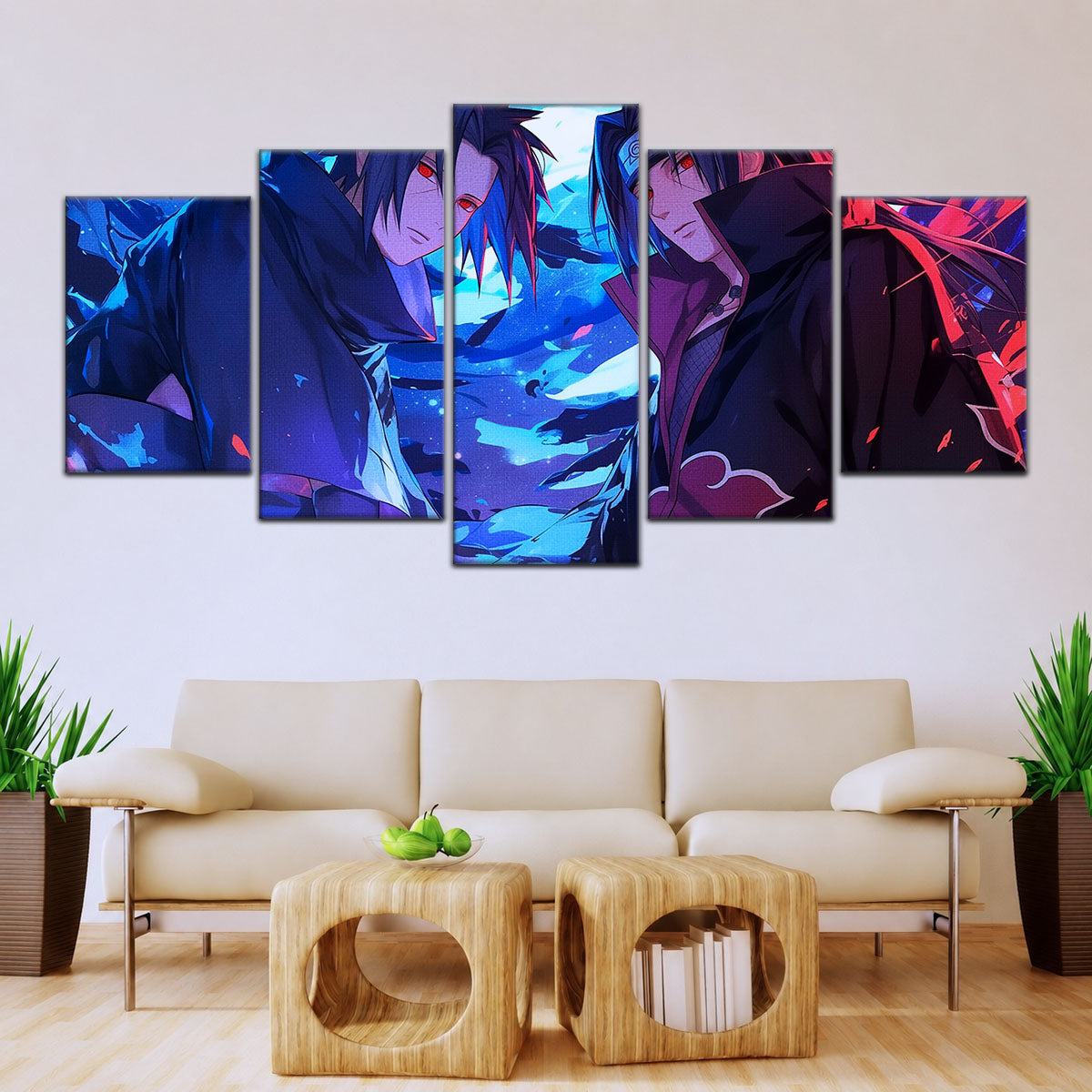 Naruto Canvas Wall Art - NA5061 - Itachi Uchiha - Sasuke Uchiha