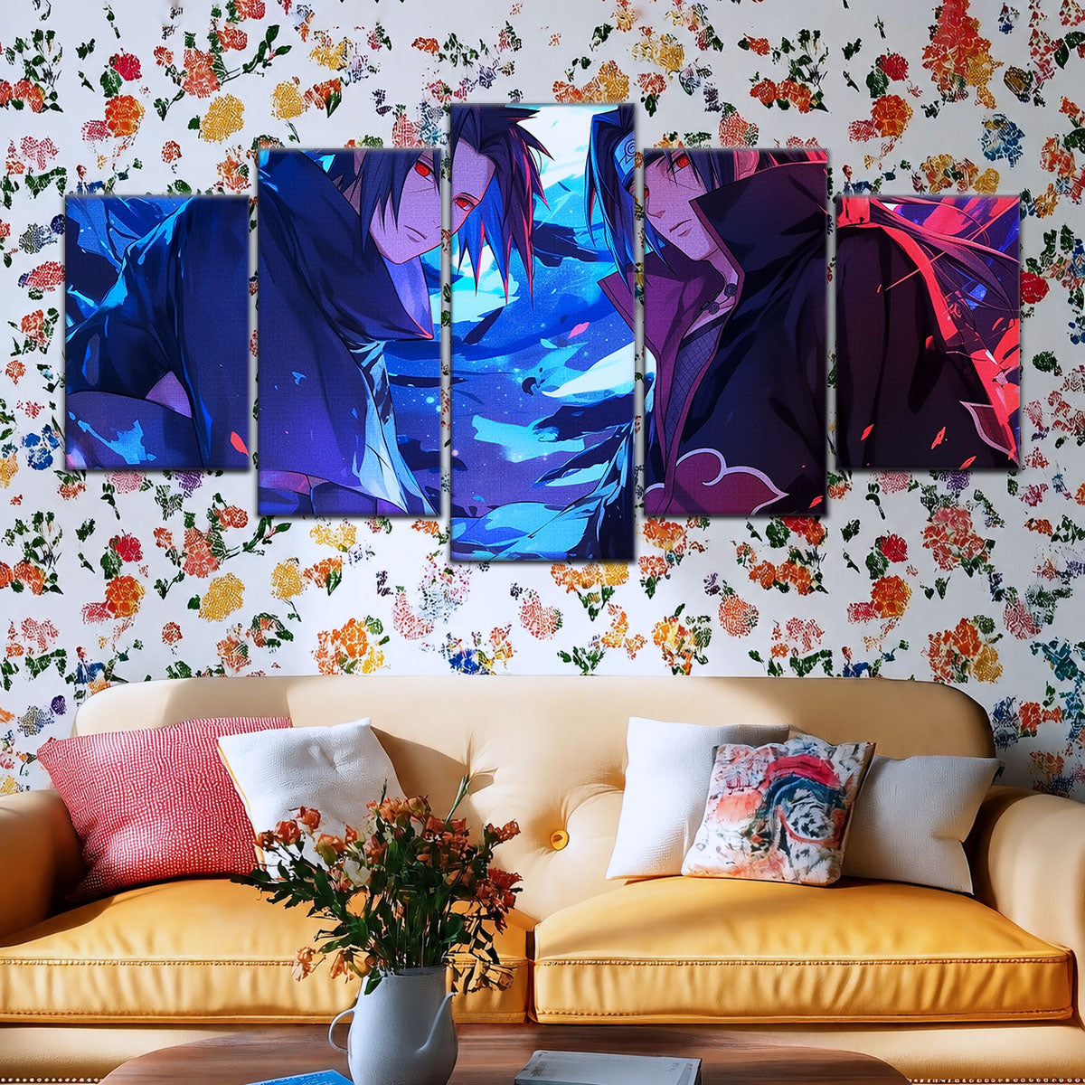 Naruto Canvas Wall Art - NA5061 - Itachi Uchiha - Sasuke Uchiha