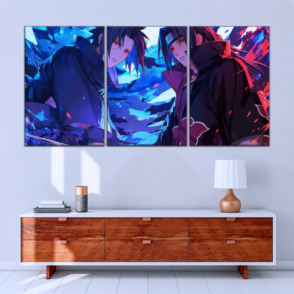 Naruto Canvas Wall Art - NA5061 - Itachi Uchiha - Sasuke Uchiha