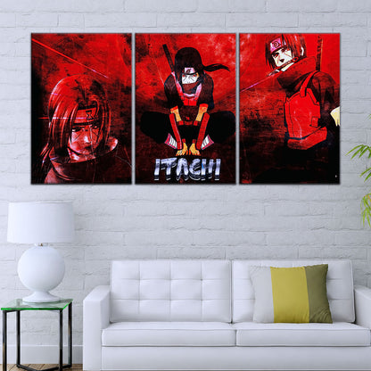 Naruto Canvas Wall Art - NA5062 - Itachi Uchiha Red Eyes Sharingan