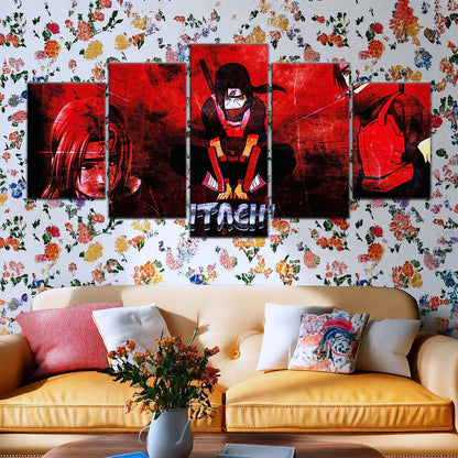 Naruto Canvas Wall Art - NA5062 - Itachi Uchiha Red Eyes Sharingan