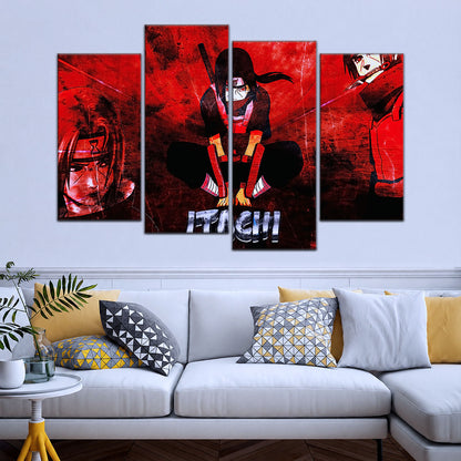 Naruto Canvas Wall Art - NA5062 - Itachi Uchiha Red Eyes Sharingan