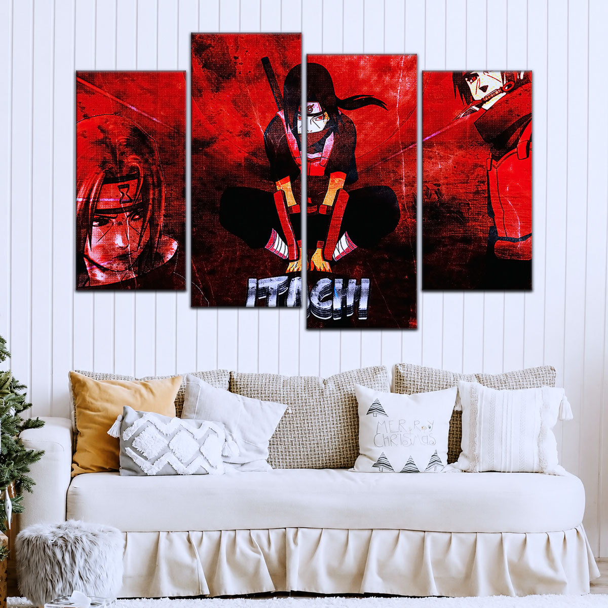 Naruto Canvas Wall Art - NA5062 - Itachi Uchiha Red Eyes Sharingan