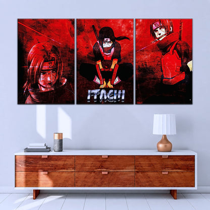 Naruto Canvas Wall Art - NA5062 - Itachi Uchiha Red Eyes Sharingan
