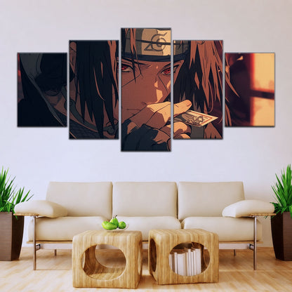 Naruto Canvas Wall Art - NA5065 - Itachi Uchiha Mysterious Gaze Eyes