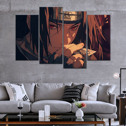 Naruto Canvas Wall Art - NA5065 - Itachi Uchiha Mysterious Gaze Eyes