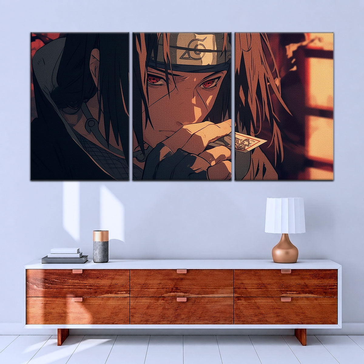 Naruto Canvas Wall Art - NA5065 - Itachi Uchiha Mysterious Gaze Eyes