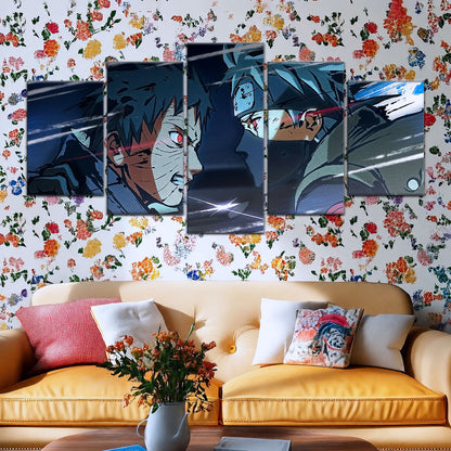 Naruto Canvas Wall Art - NA5075 - Obito Uchiha Vs Kakashi Hatake