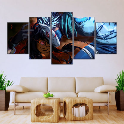 Naruto Canvas Wall Art - NA5076 - Obito Uchiha Vs Kakashi Hatake