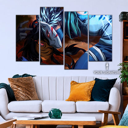 Naruto Canvas Wall Art - NA5076 - Obito Uchiha Vs Kakashi Hatake