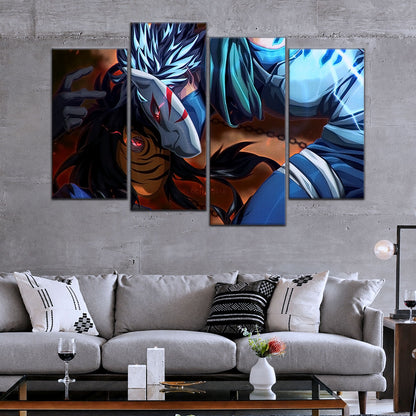 Naruto Canvas Wall Art - NA5076 - Obito Uchiha Vs Kakashi Hatake