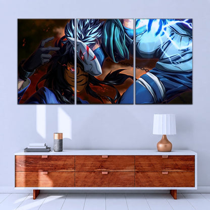 Naruto Canvas Wall Art - NA5076 - Obito Uchiha Vs Kakashi Hatake