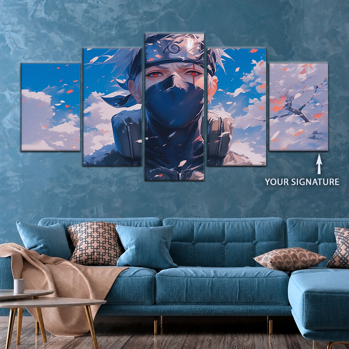 Naruto Canvas Wall Art - NA5077 - Kakashi Hatake Sharingan