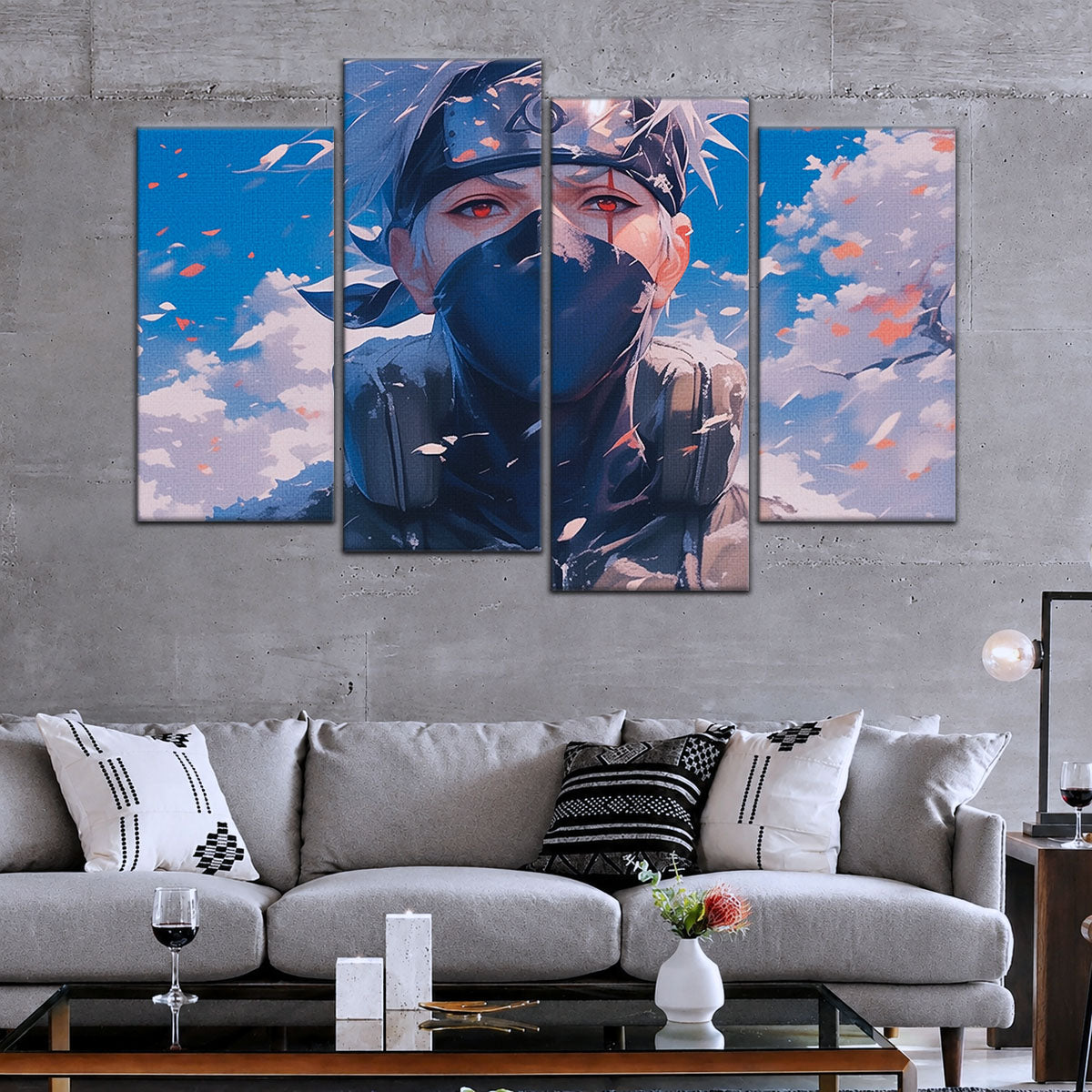 Naruto Canvas Wall Art - NA5077 - Kakashi Hatake Sharingan