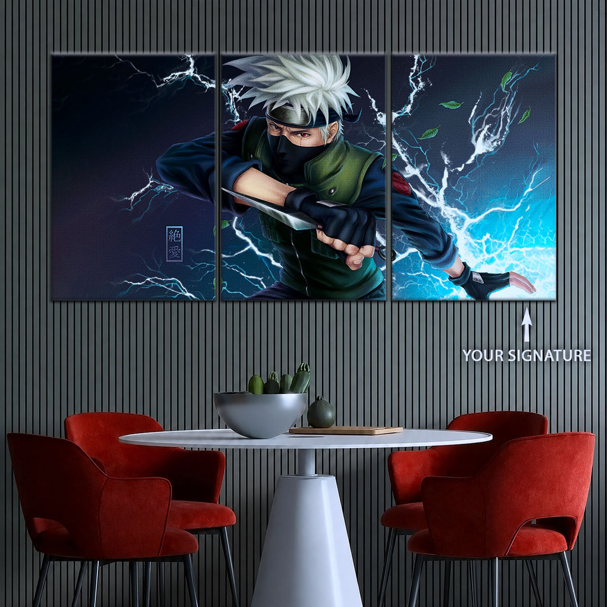 Naruto Canvas Wall Art - NA5078 - Kakashi Hatake Chidori