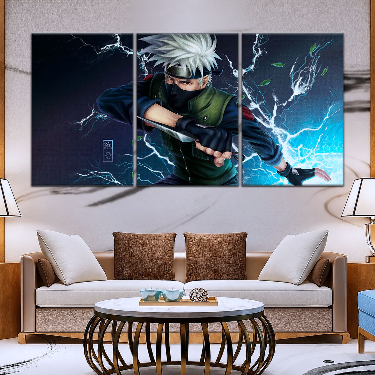 Naruto Canvas Wall Art - NA5078 - Kakashi Hatake Chidori