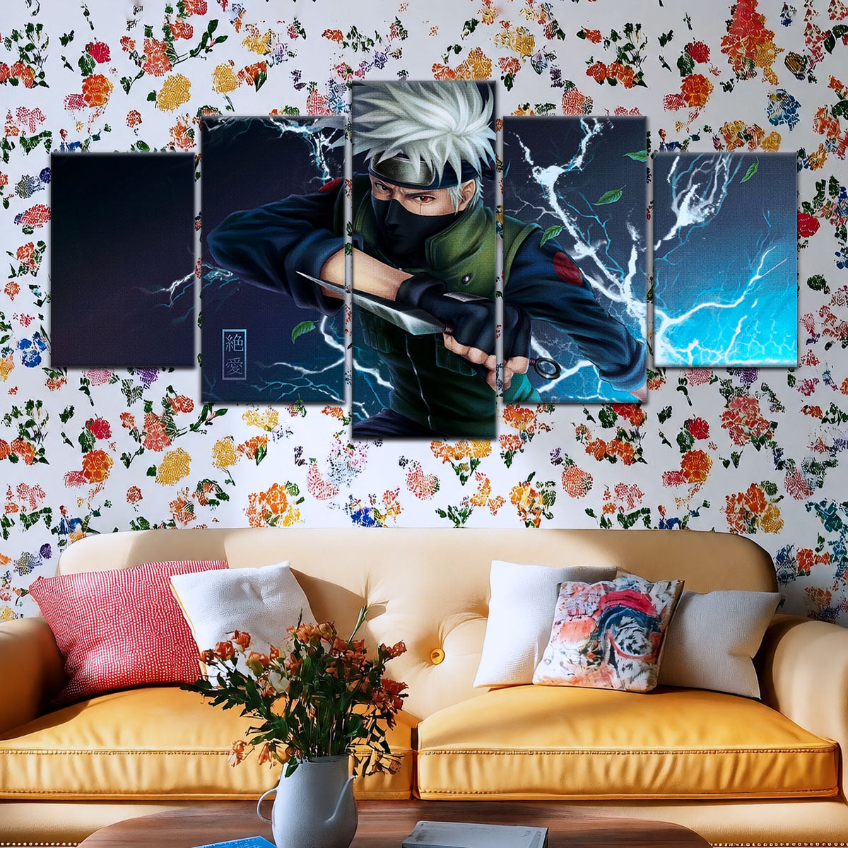 Naruto Canvas Wall Art - NA5078 - Kakashi Hatake Chidori