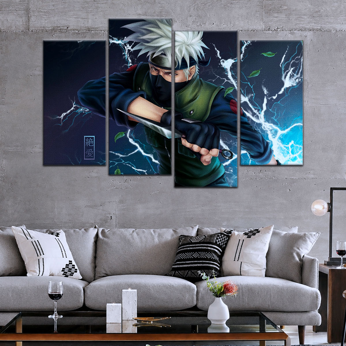 Naruto Canvas Wall Art - NA5078 - Kakashi Hatake Chidori
