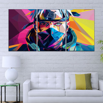 Naruto Canvas Wall Art - NA5080 - Kakashi Hatake Geometric