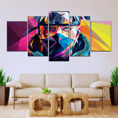 Naruto Canvas Wall Art - NA5080 - Kakashi Hatake Geometric