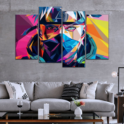 Naruto Canvas Wall Art - NA5080 - Kakashi Hatake Geometric