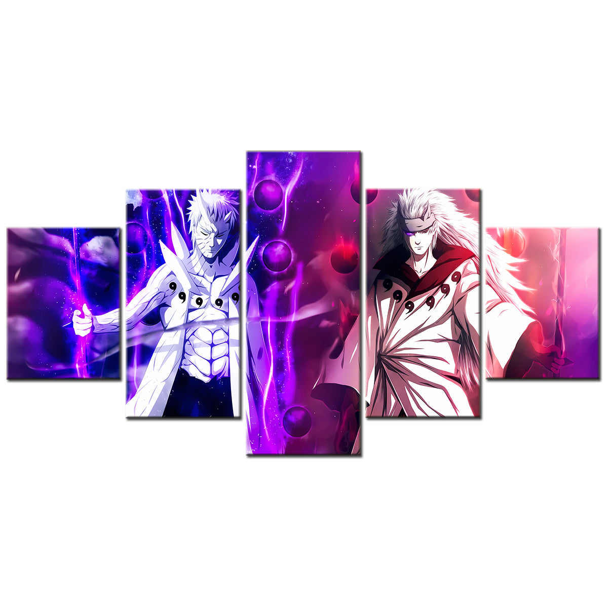 Naruto Canvas Wall Art - NA5104 - Madara Uchiha - Obito Uchiha
