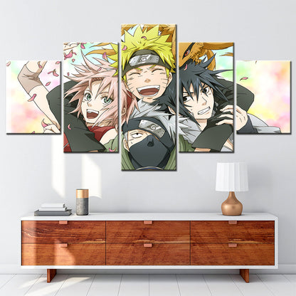 Naruto Canvas Wall Art - NA5120 - Uzumaki Naruto - Uchiha Sasuke - Kakashi Hatake - Sakura Haruno