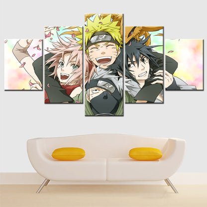 Naruto Canvas Wall Art - NA5120 - Uzumaki Naruto - Uchiha Sasuke - Kakashi Hatake - Sakura Haruno