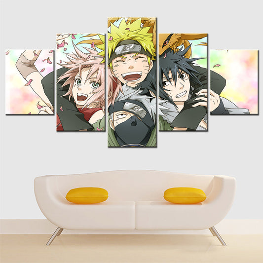 Naruto Canvas Wall Art - NA5120 - Uzumaki Naruto - Uchiha Sasuke - Kakashi Hatake - Sakura Haruno