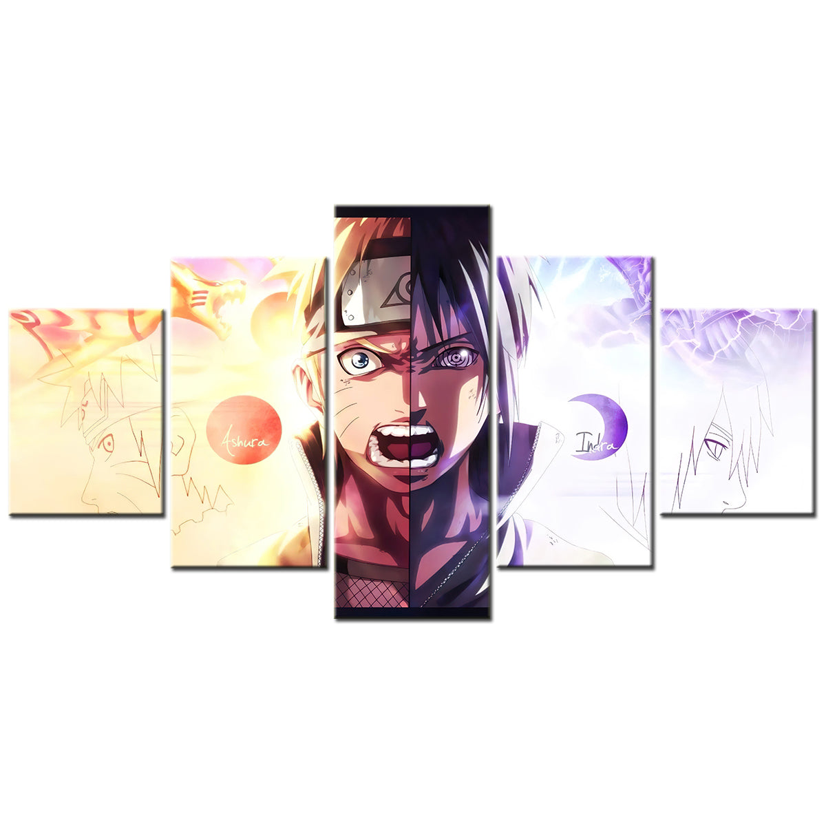 Naruto Canvas Wall Art - NA5125 - Uzumaki Naruto - Uchiha Izuna