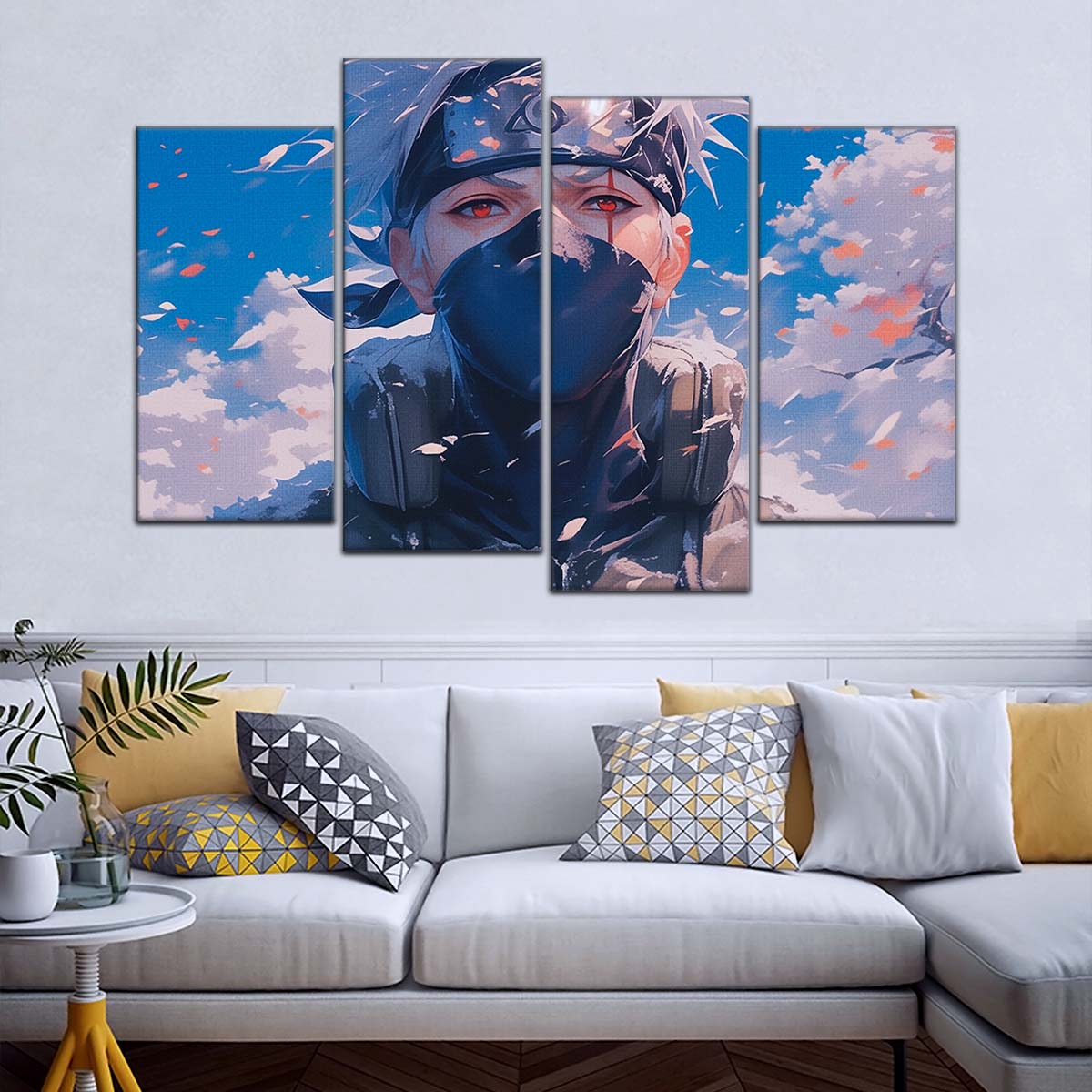 Naruto Wall Art - NA5077 - Kakashi Hatake - Kakashi's Sharingan - Naruto Poster - Naruto Canvas