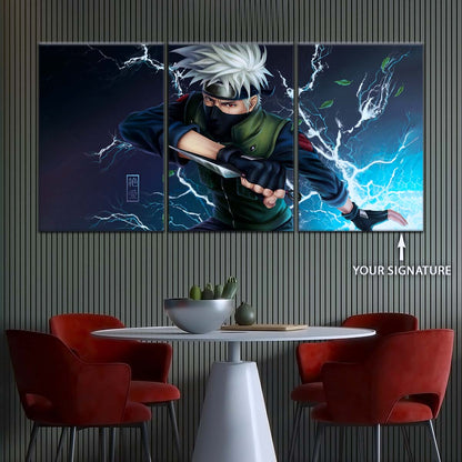 Naruto Wall Art - NA5078 - Kakashi Hatake - Chidori Kakashi - Naruto Poster - Naruto Canvas