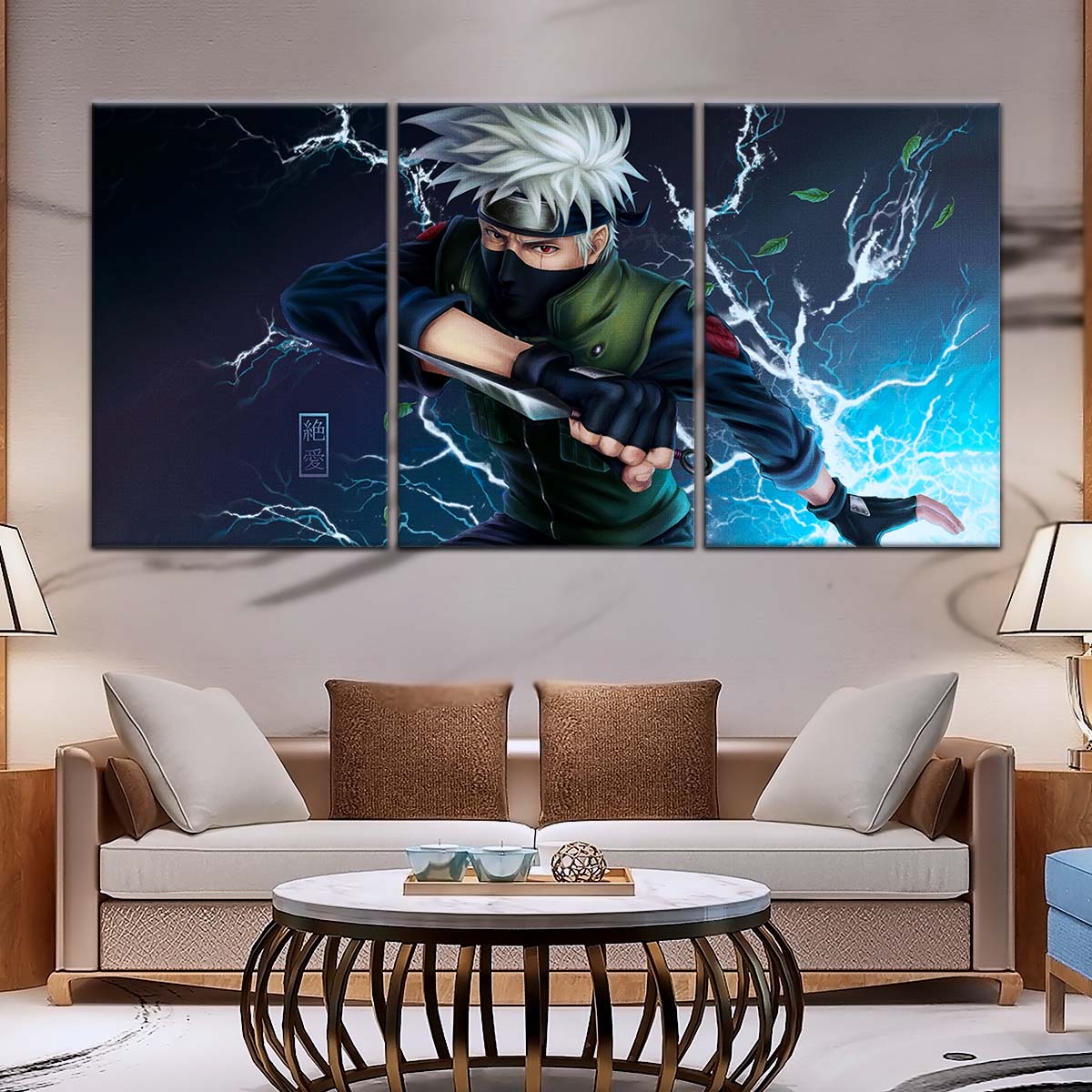 Naruto Wall Art - NA5078 - Kakashi Hatake - Chidori Kakashi - Naruto Poster - Naruto Canvas