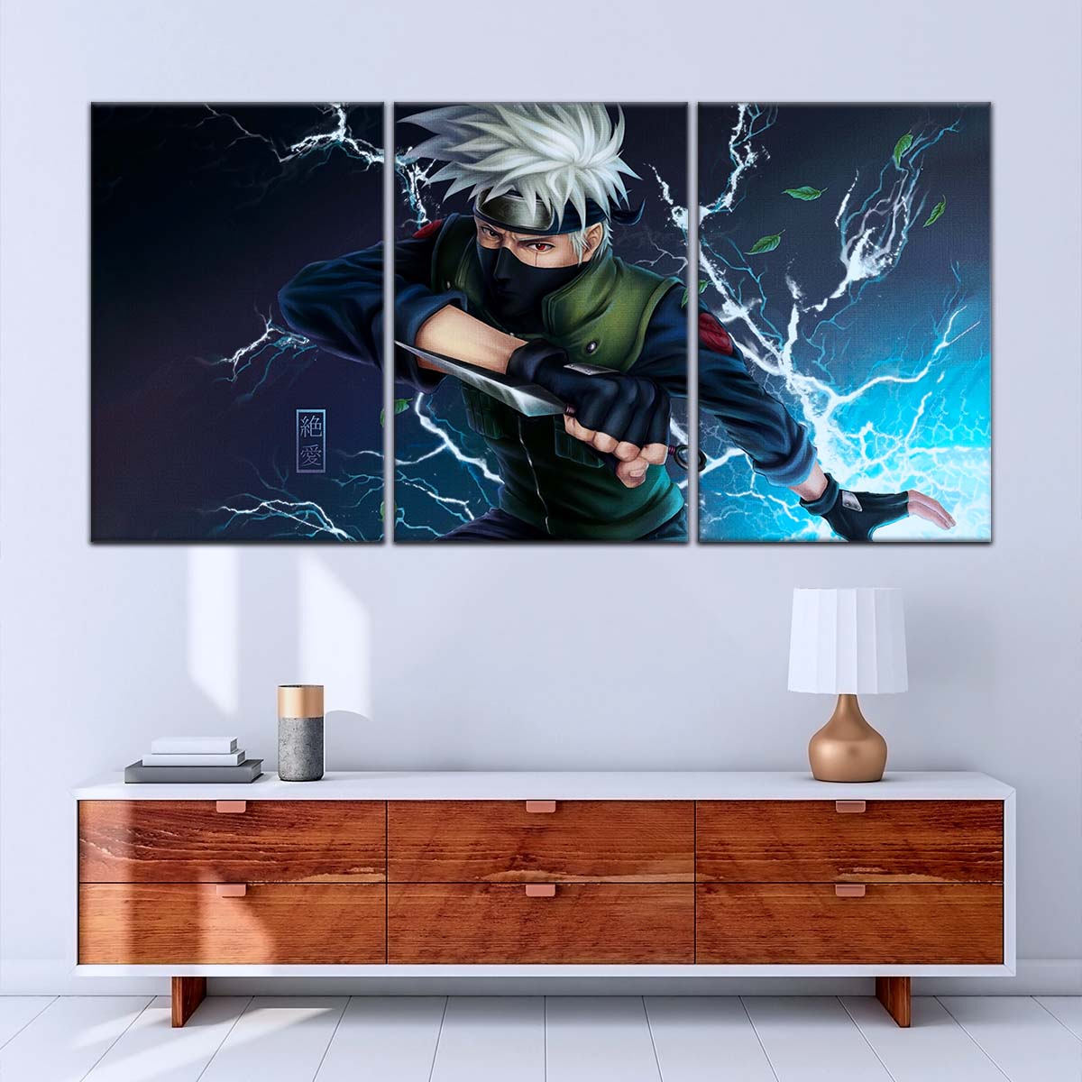 Naruto Wall Art - NA5078 - Kakashi Hatake - Chidori Kakashi - Naruto Poster - Naruto Canvas