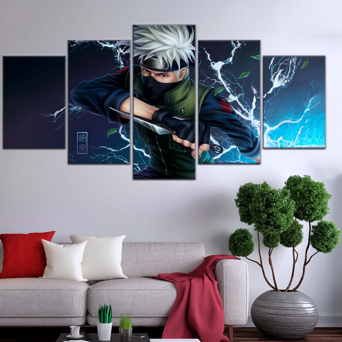 Naruto Wall Art - NA5078 - Kakashi Hatake - Chidori Kakashi - Naruto Poster - Naruto Canvas
