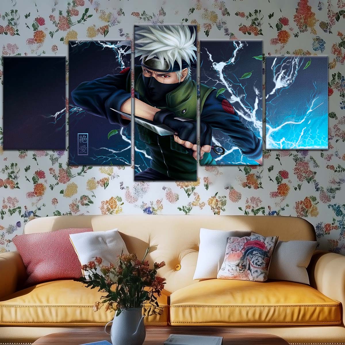 Naruto Wall Art - NA5078 - Kakashi Hatake - Chidori Kakashi - Naruto Poster - Naruto Canvas