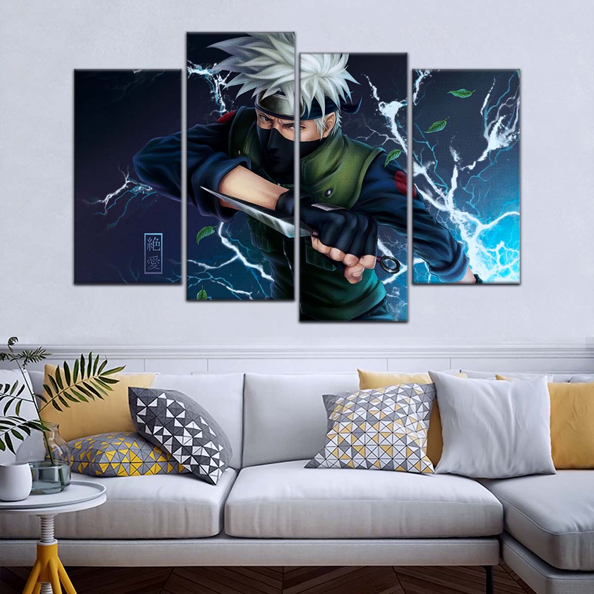 Naruto Wall Art - NA5078 - Kakashi Hatake - Chidori Kakashi - Naruto Poster - Naruto Canvas