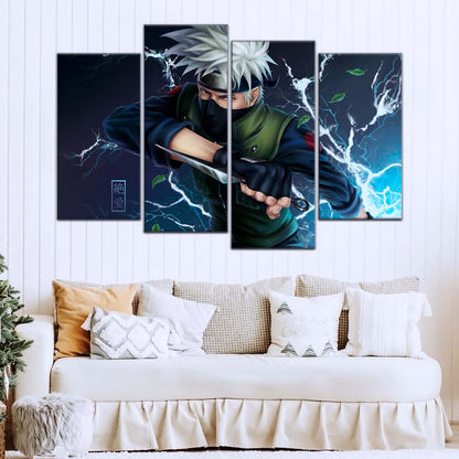 Naruto Wall Art - NA5078 - Kakashi Hatake - Chidori Kakashi - Naruto Poster - Naruto Canvas