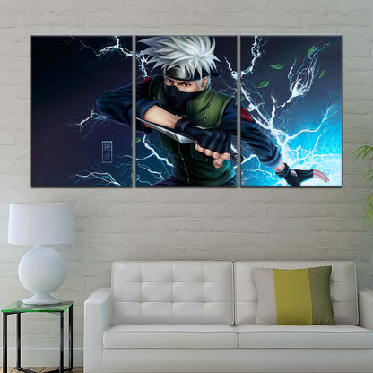 Naruto Wall Art - NA5078 - Kakashi Hatake - Chidori Kakashi - Naruto Poster - Naruto Canvas