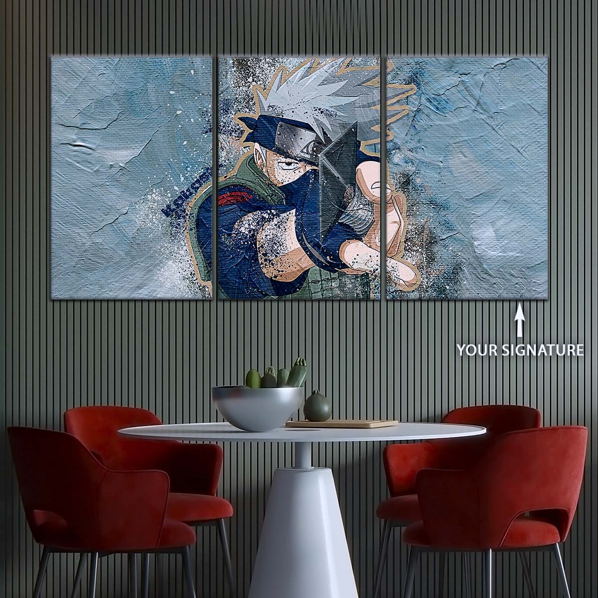 Naruto Wall Art - NA5079 - Kakashi Hatake - Naruto Poster - Naruto Canvas