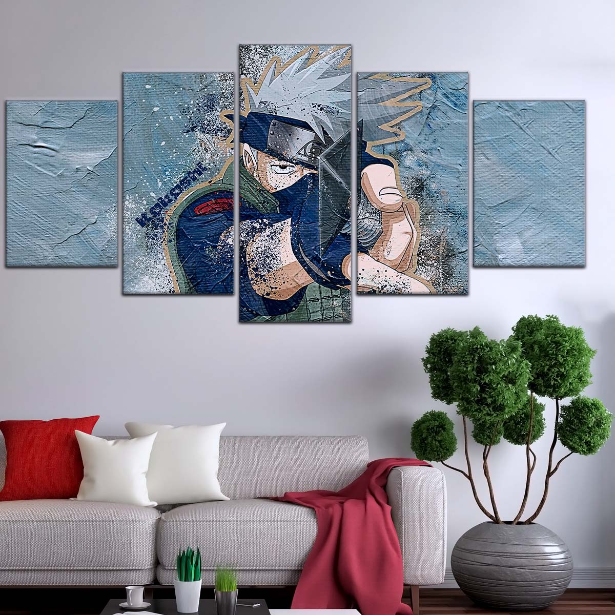 Naruto Wall Art - NA5079 - Kakashi Hatake - Naruto Poster - Naruto Canvas
