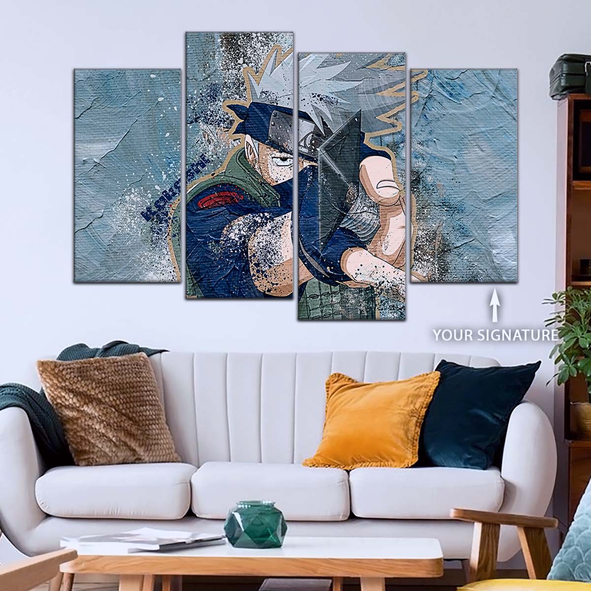 Naruto Wall Art - NA5079 - Kakashi Hatake - Naruto Poster - Naruto Canvas